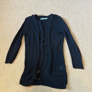 Black cardigan